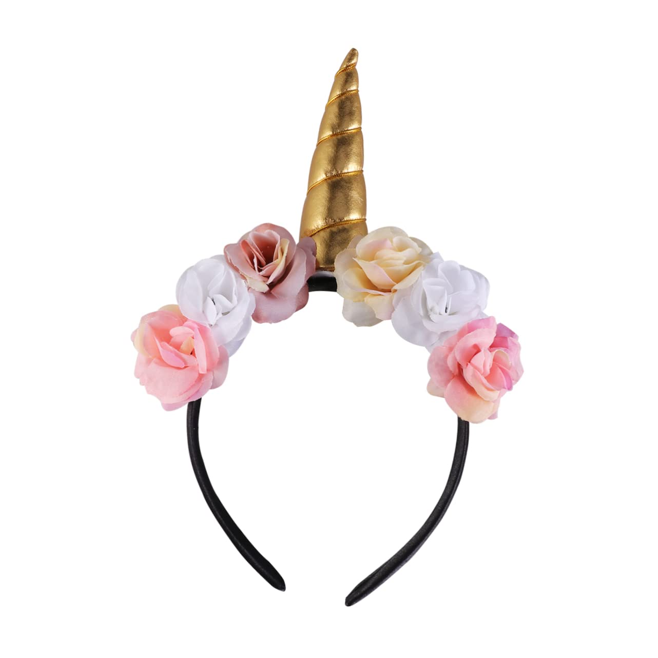 ABOOFAN Kids Hair Ties & Unicorn Hair Bands - Soft Stretchy Hair Hoops & Headbands for Girls, Perfect for School, Play & Halloween Costumes