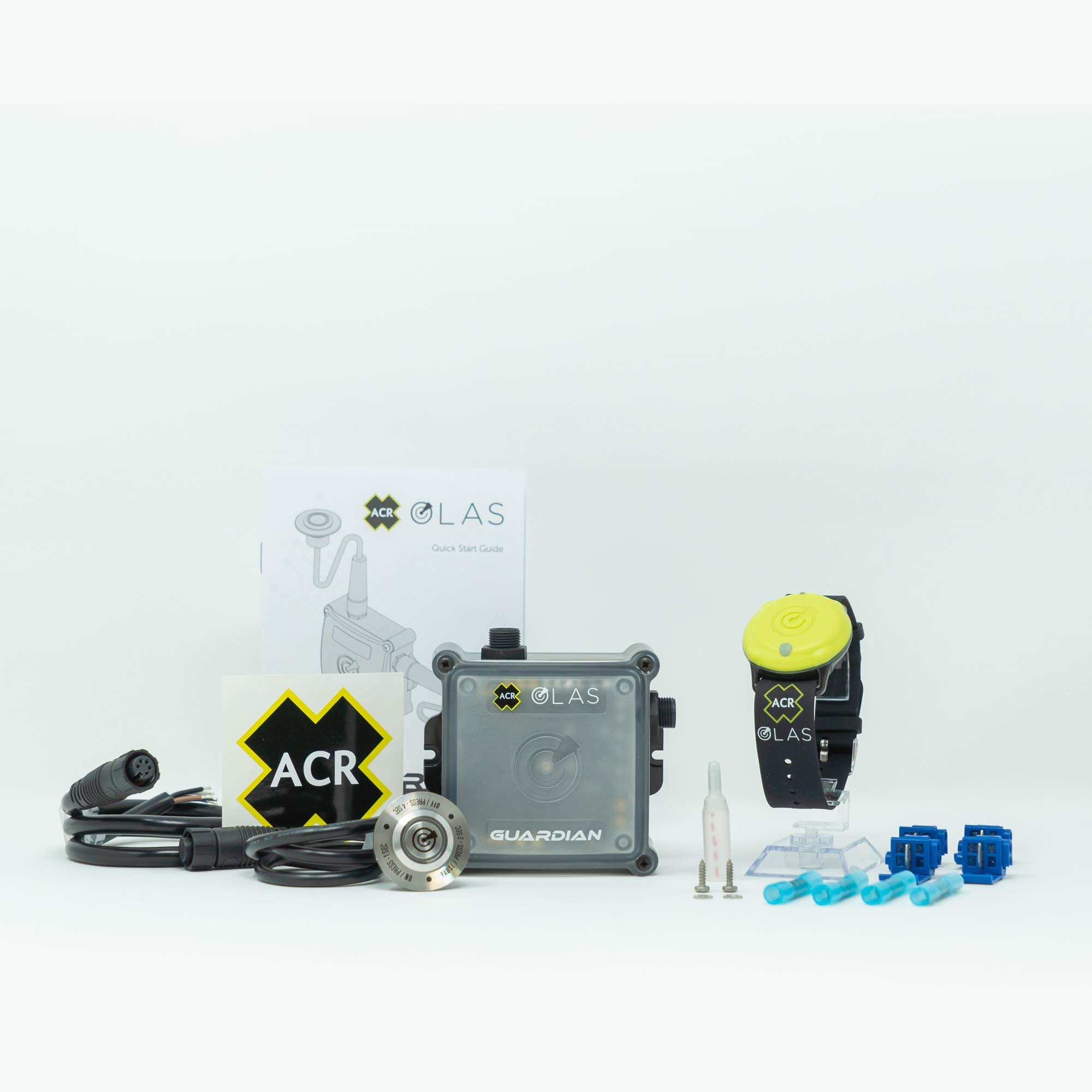 ACR OLAS Guardian Wireless Engine Kill Switch & Man Overboard (MOB) Alarm System - Marine Safety Device for Boats, Yachts & Watercraft