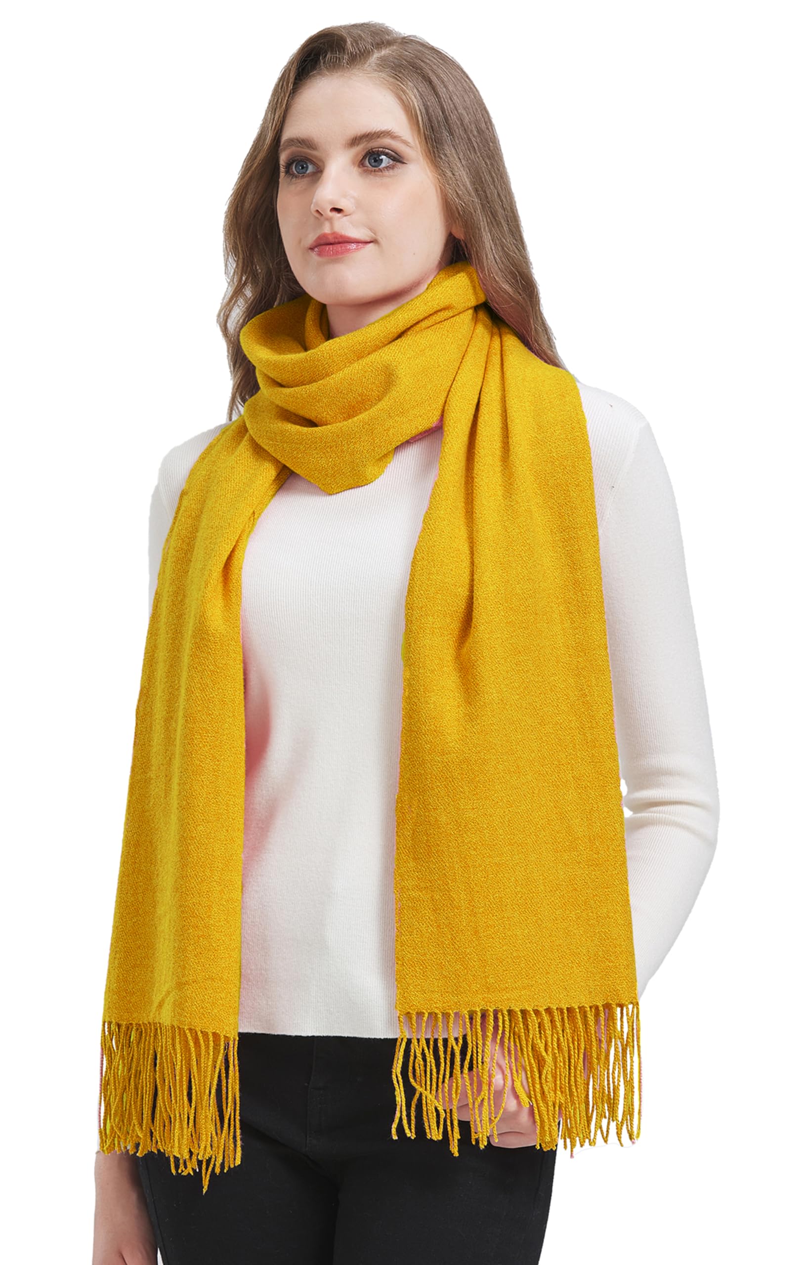 Women's Winter Scarf - Soft Warm Pashmina Shawl Wrap, Extra Long Large Cashmere-Like Scarf for Women | Perfect for Cold Weather, Office, Travel & Holiday Gifts