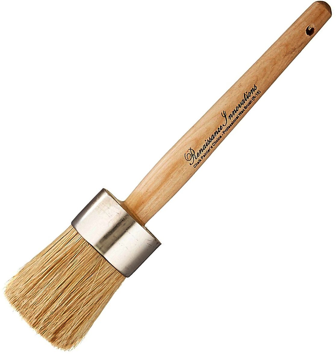 Professional Wax Brush for Chalk Paint - R15 Size, Ideal for Furniture Restoration & DIY Home Decor Projects