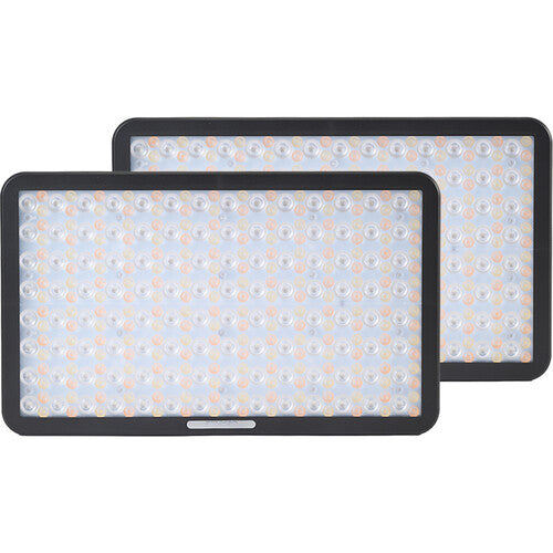 Amaran Pano 60C RGB COB LED Light Panel - 2 Light Kit with Charcoal Case for Photography, Videography & YouTube Content Creation