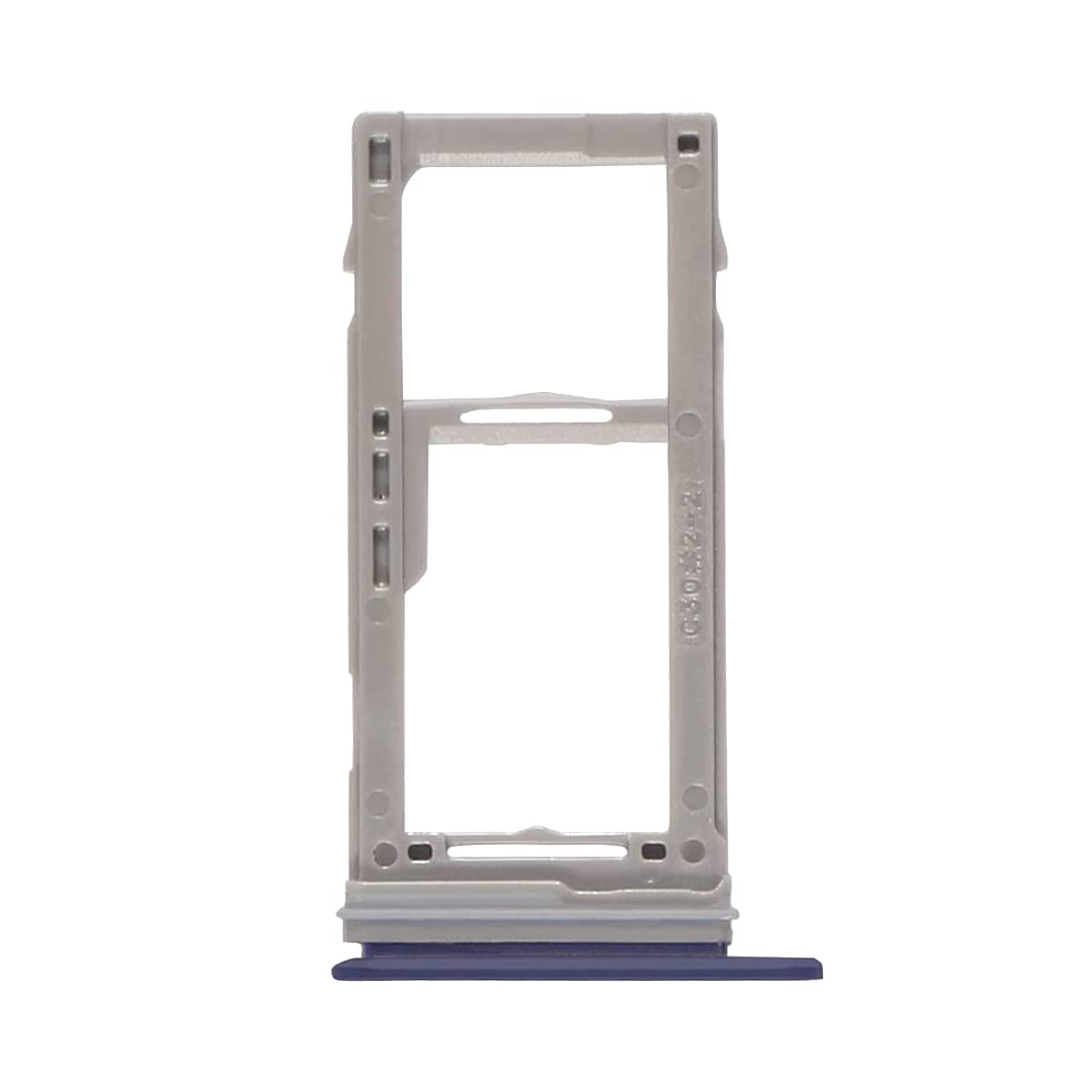 Samsung Galaxy S10/S10+ SIM Card Tray Holder Replacement with Blue Waterproof Rubber Ring & Eject Pin (Single SIM Version) - Perfect for DIY Phone Repairs & Water Resistance Protection