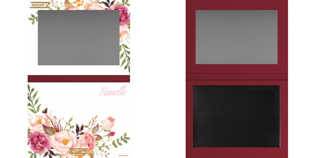 Custom Extra Large Z Palette - Magnetic Makeup Palette for Eyeshadows & Blush - Perfect for Travel & Professional Makeup Artists