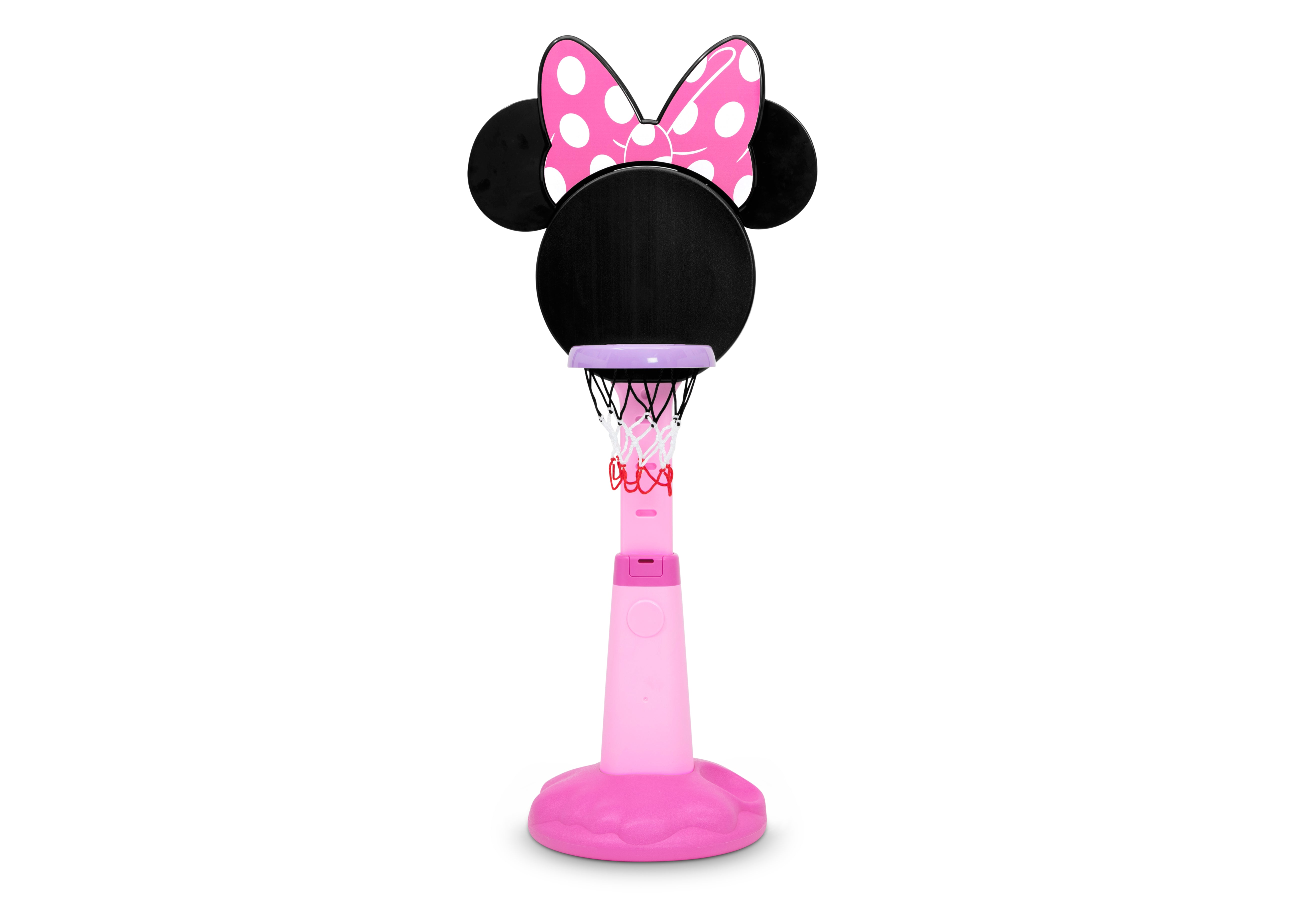 Minnie Mouse Plastic Basketball Set for Kids - Disney Themed Toy for Indoor & Outdoor Play - Perfect for Birthday Gifts & Backyard Fun