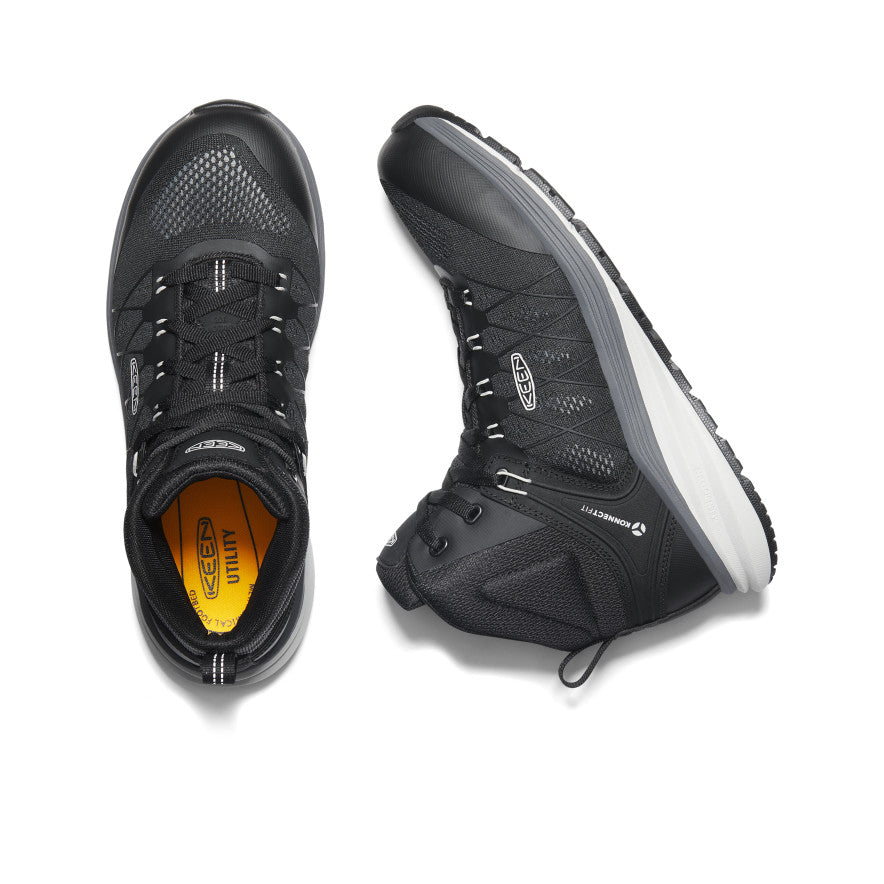 Men's Vista Energy Mid Carbon Toe Work Boots - Vapor/Black | Slip-Resistant Safety Shoes for Construction & Outdoor Work