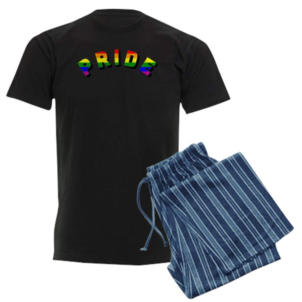 Gay Pride Men's Dark Pajama Set - Comfortable Sleepwear for LGBTQ+ Pride Celebrations & Everyday Wear