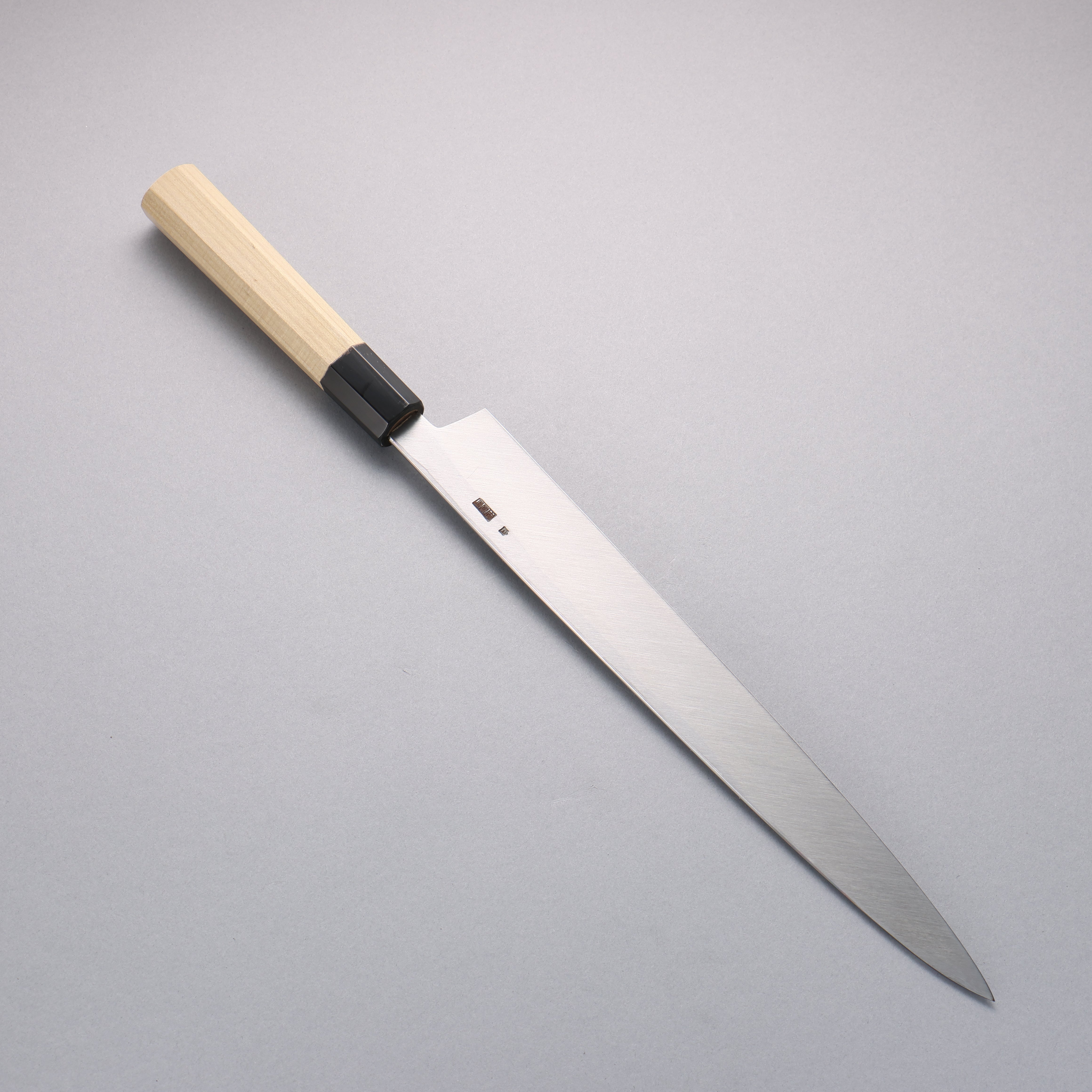 Premium Kikuzuki White Steel No.2 Kasumitogi Yanagiba 300mm Japanese Sushi Knife with Magnolia Wood Handle - Perfect for Sushi Chefs & Professional Kitchen Use