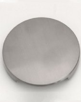 Jaclo 513-SG Round Overflow Faceplate with Concealed Mount, Sedona Beige - Bathroom Sink Drain Cover for Modern & Traditional Decor
