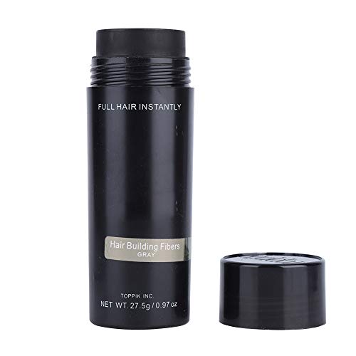 Professional Hair Building Fibers for Thinning Hair & Bald Spots - 27.5g Hair Thickening Powder, Natural-Looking Hair Loss Solution (Gray) - Perfect for Daily Use, Special Occasions & Confidence Boosting