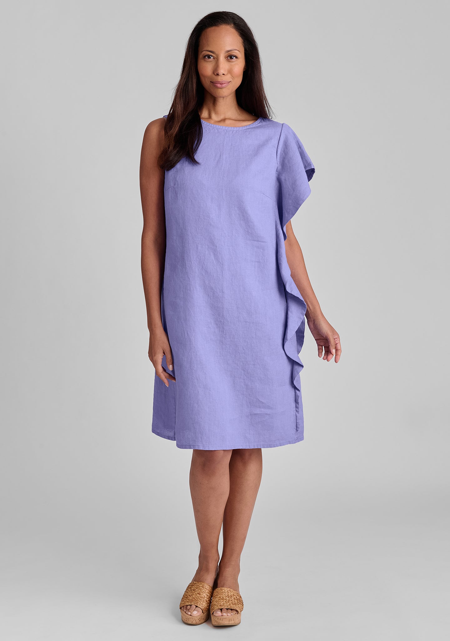 Stylish Linen Shift Dress for Women - Breathable Summer Social Dress - Perfect for Casual Outings, Beach Vacations & Office Wear