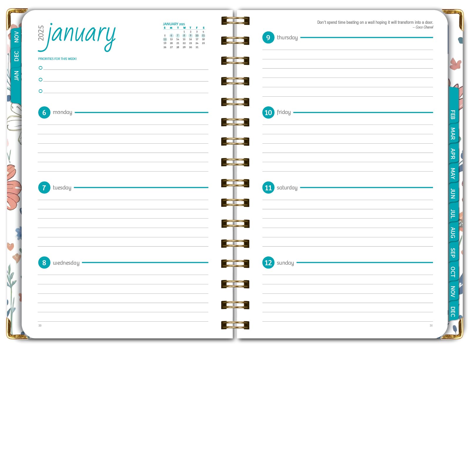 2025 Hardcover Planner 5.5