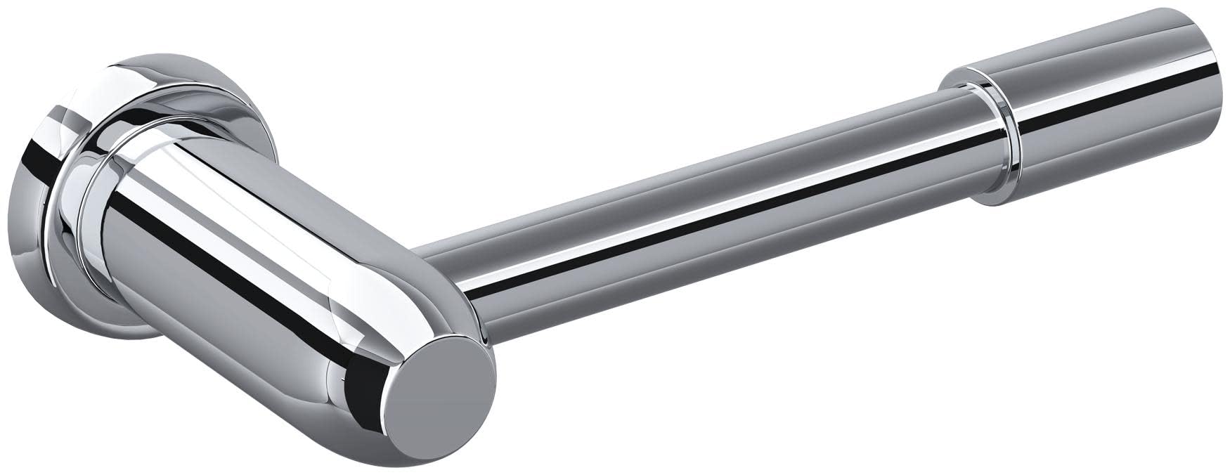 Holborn Toilet Paper Holder - Polished Chrome - Modern Bathroom Tissue Roll Stand for Home & Office Use