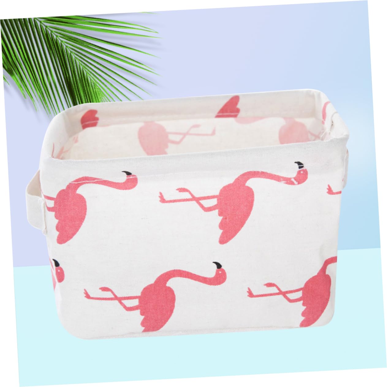 IMIKEYA Foldable Fabric Desk Organizer with Handle - Storage Bins for Snacks, Toiletries & Office Supplies | Perfect for Home, Office & Dorm Organization