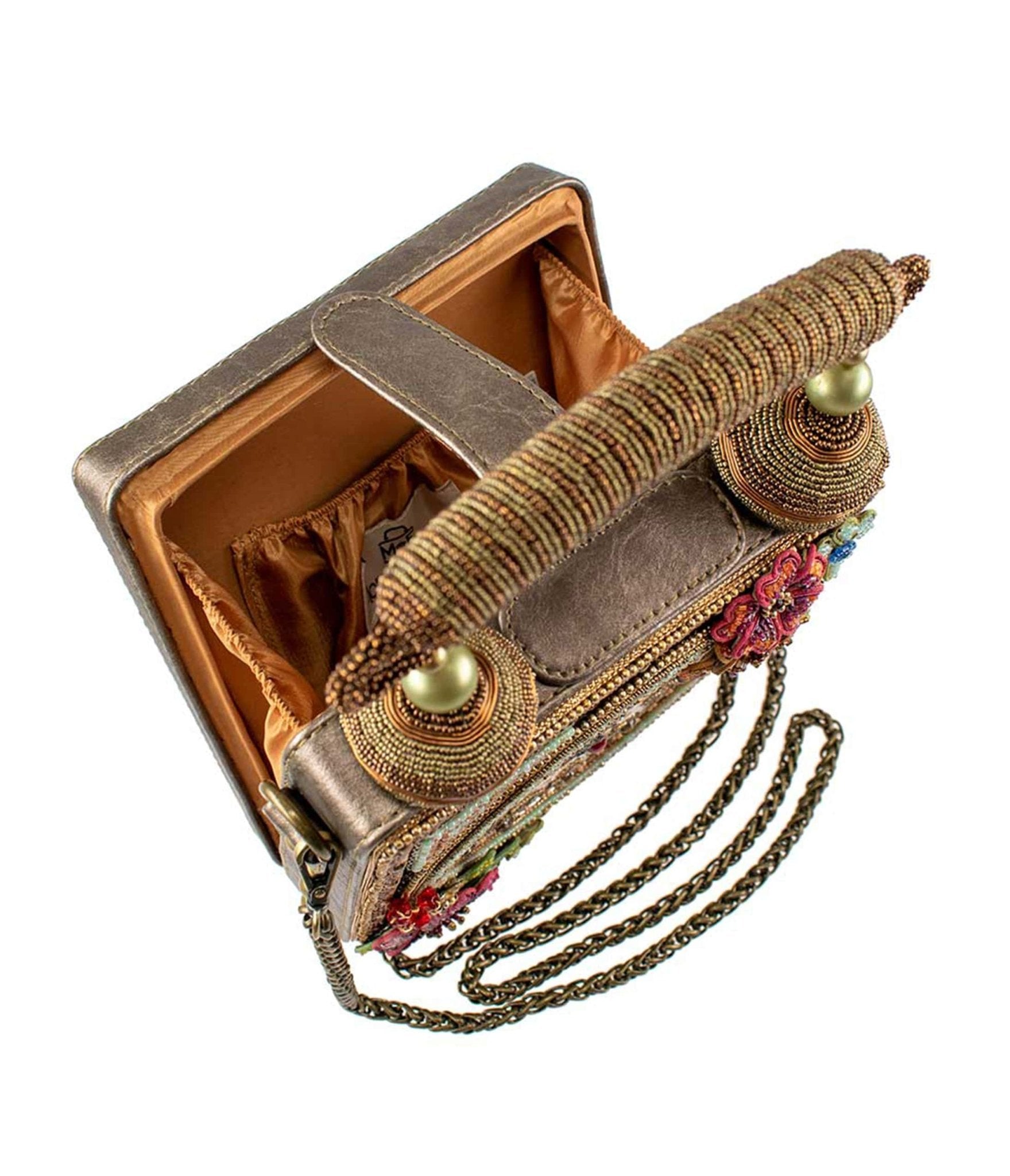 Mary Frances Time of Your Life Clock Handbag - Stylish Women's Fashion Purse with Unique Clock Design - Perfect for Parties, Weddings & Special Occasions