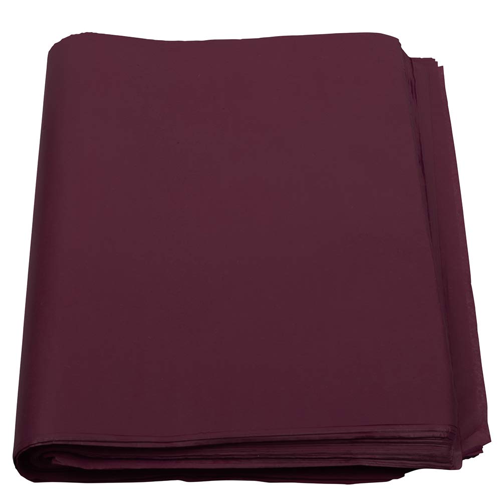 Premium JAM PAPER Burgundy Tissue Paper - 480 Sheets per Ream - Perfect for Gift Wrapping, Party Decorations, and DIY Crafts