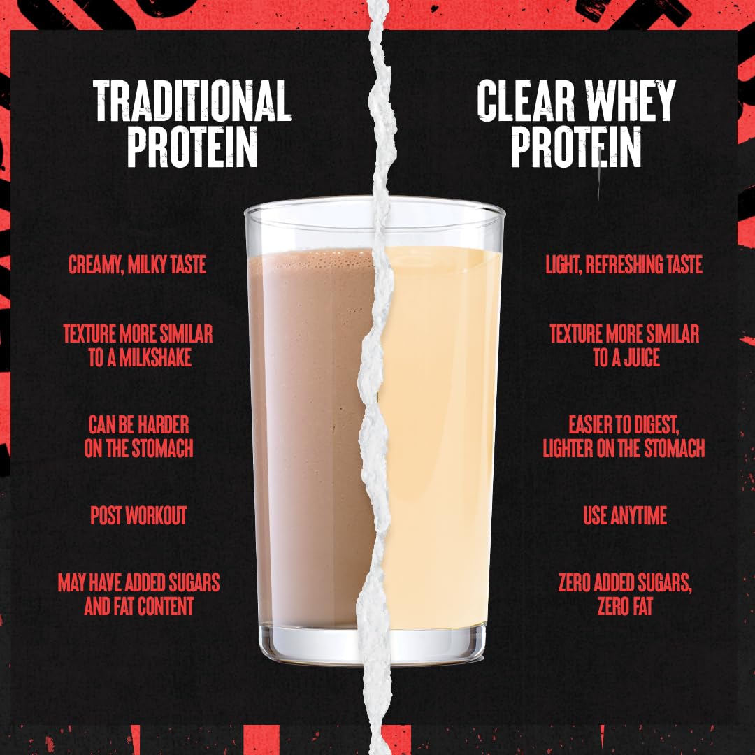 Animal Clear Whey Protein Powder 500g - Low-Calorie Post-Workout Recovery & Muscle Growth Supplement for Athletes & Fitness Enthusiasts | Ideal for Gym, Home Workouts & Active Lifestyle