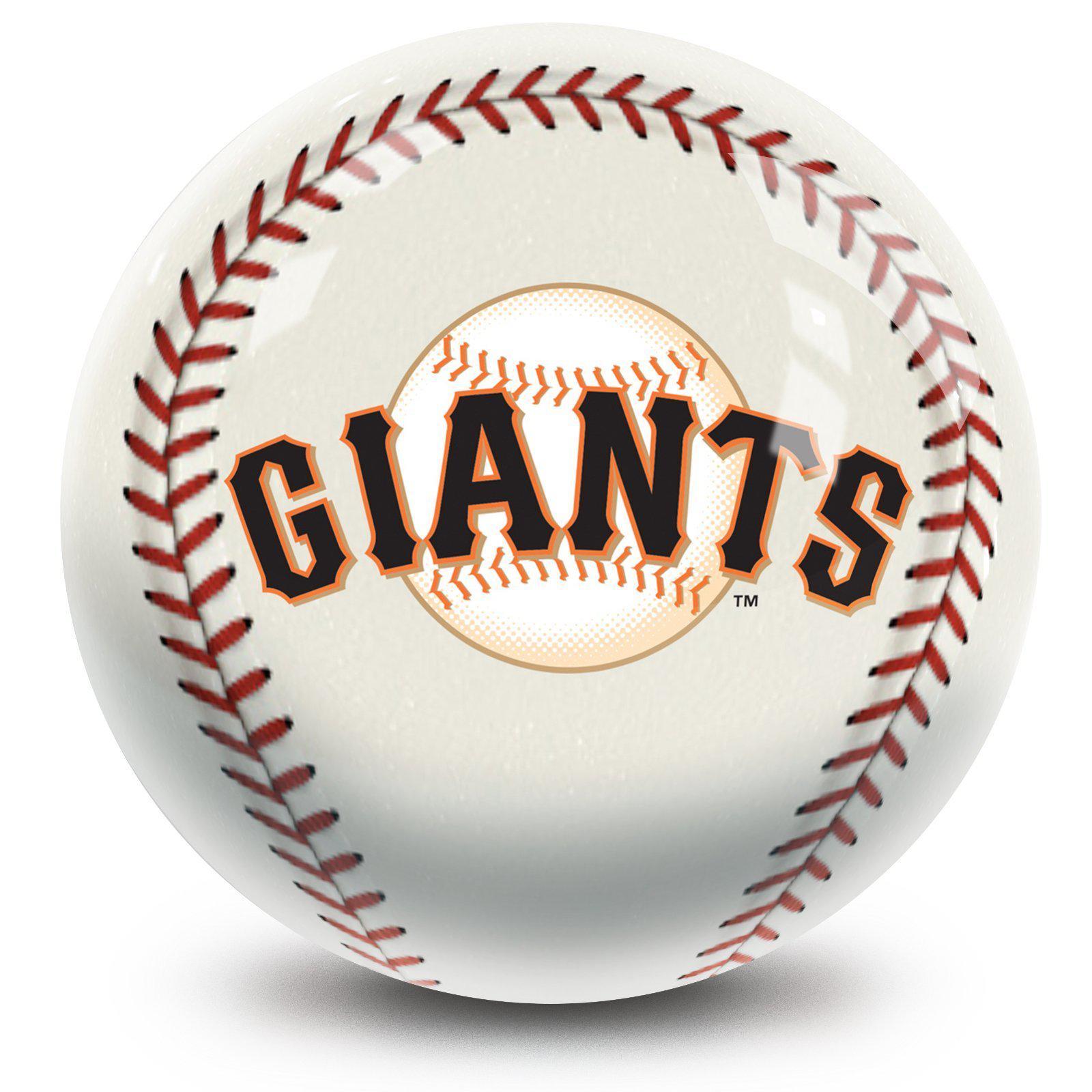 Official MLB San Francisco Giants Bowling Ball - 16 lbs Professional Weight for League Play - Perfect for Sports Fans & Bowling Enthusiasts (Great for Birthday Gifts, Team Events & Home Decor)