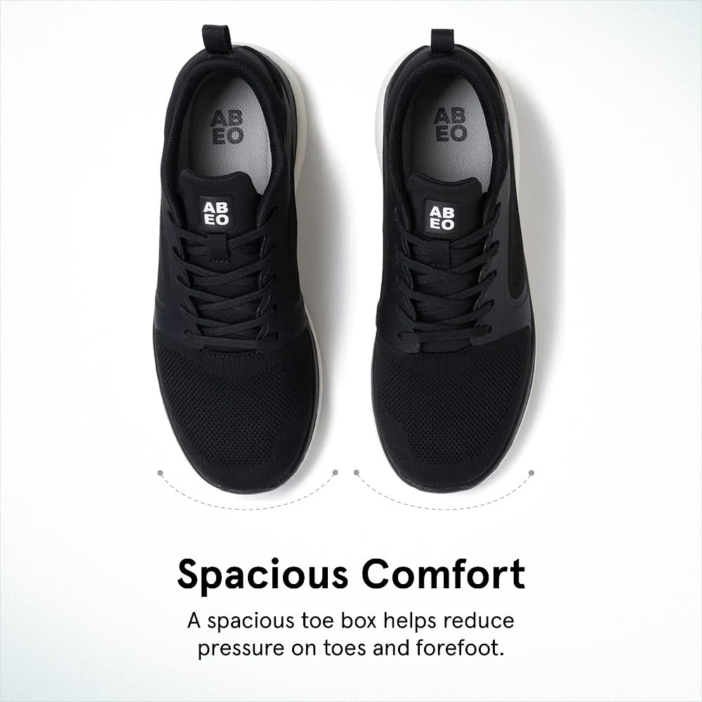 ABEO MXV Cruise Women's Walking Shoes - Orthopedic Support Shoes with Built-in Plantar Fasciitis Insoles for Pain Relief - Comfortable for Walking, Travel & Daily Wear