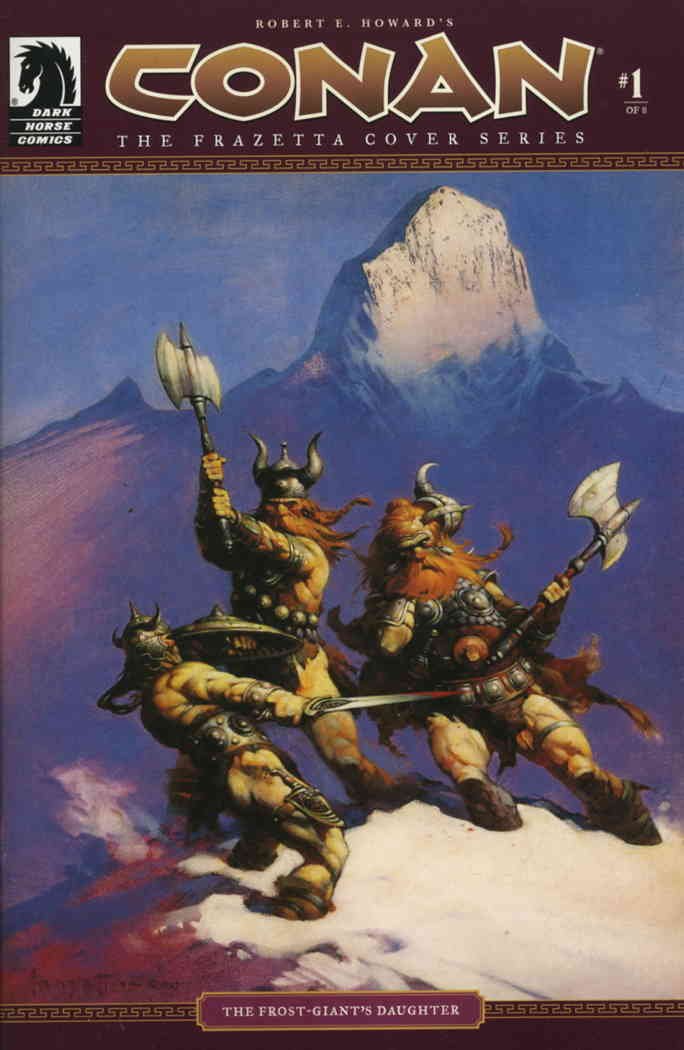 Conan The Frazetta Cover Series #1 VF Dark Horse Comic Book - Collectible Vintage Fantasy Art for Comic Enthusiasts & Home Decor