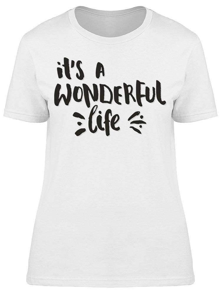 It's A Wonderful Life T-Shirt for Women | Vintage Movie Quote Tee | Casual Wear & Gift Idea