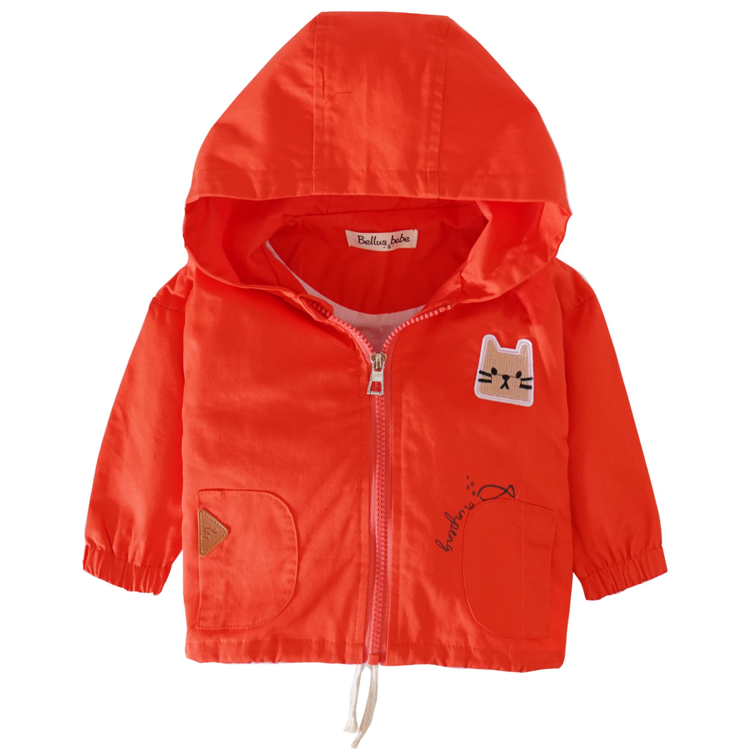 Unisex Baby Zip-Up Hoodie Jacket - Windproof Outerwear for Boys & Girls | Perfect for Playdates, Park Outings & Cool Weather