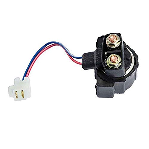 High-Quality Motorcycle Starter Solenoid Replacement Part - C66 Black - Durable Repair Accessory for Harley, Honda, Kawasaki & More - Perfect for DIY Motorcycle Maintenance & Engine Repair
