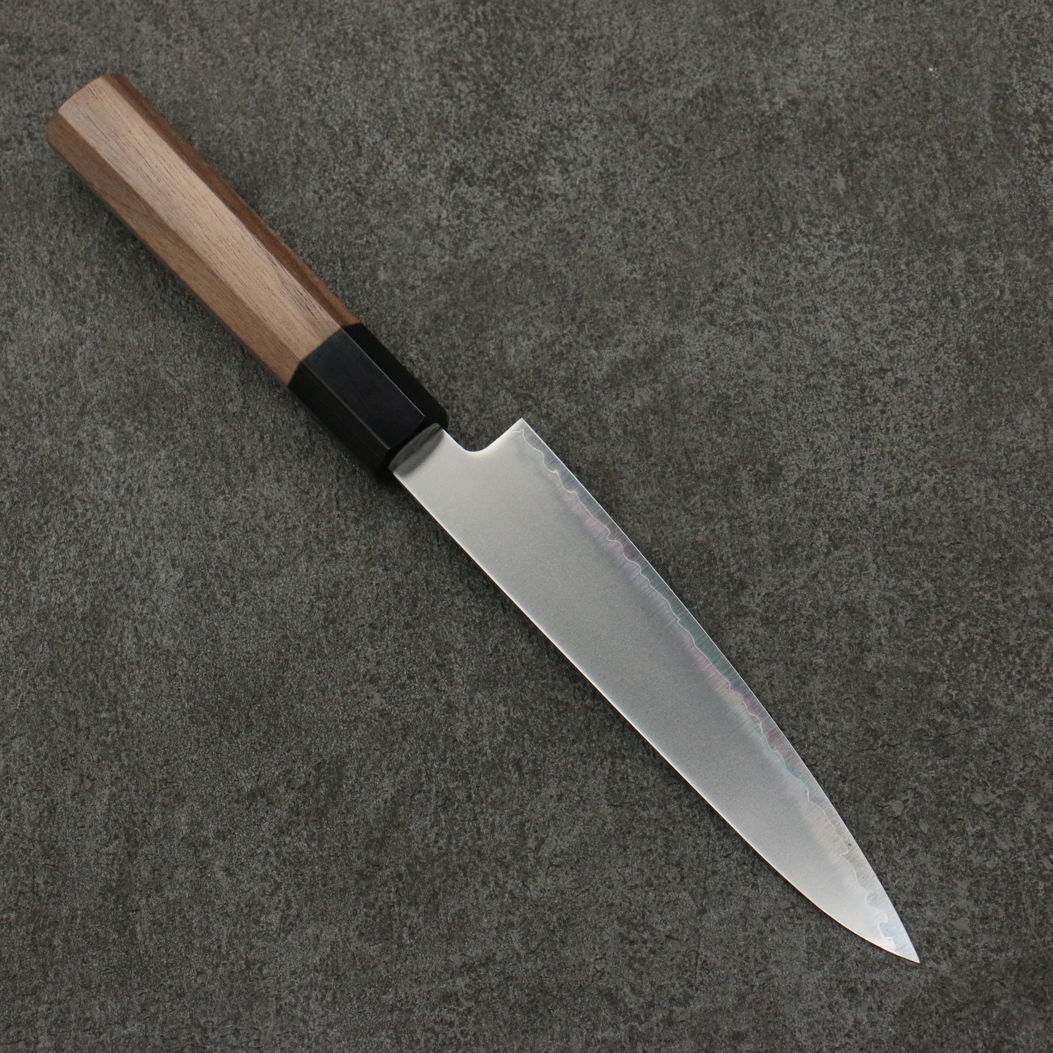Premium Kagekiyo Chromax Steel Petty Utility Knife 150mm - Japanese Walnut Handle - Perfect for Slicing Fruits, Vegetables & Boneless Meat - Ideal for Home Chefs & Professional Kitchens