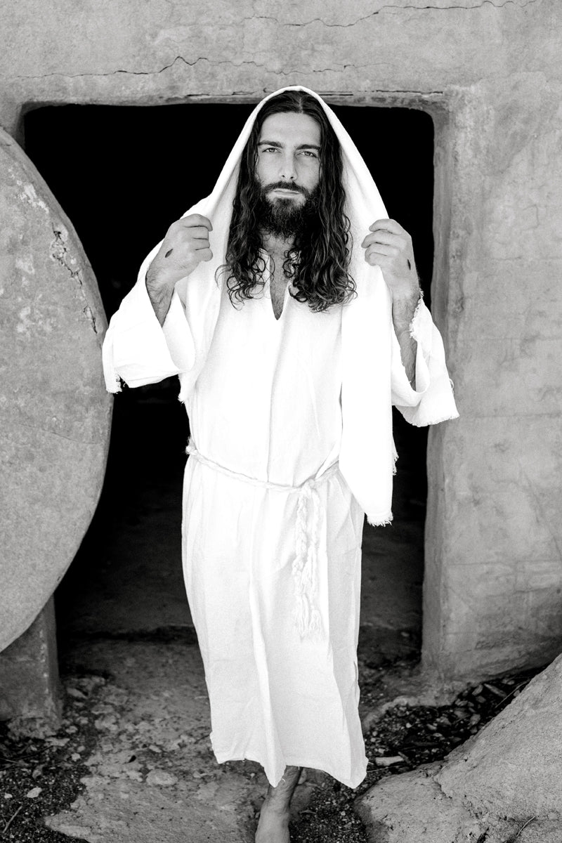 He Is Risen By Megan Owens - Inspirational Christian Wall Art for Easter Decor - Perfect for Home, Church & Office Decorations