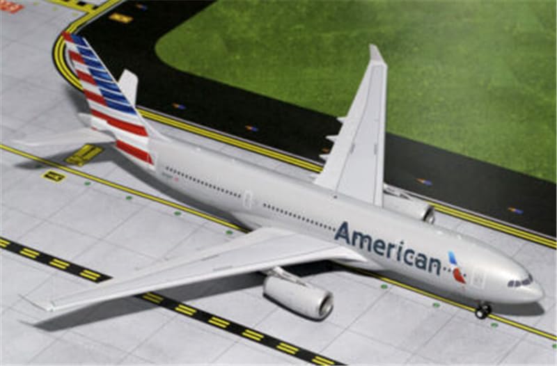 GeminiJets American Airlines A330-200 N290AY Diecast Aircraft Model 1/200 Scale with Display Stand - Limited Edition Collectible for Aviation Enthusiasts & Home Office Decor