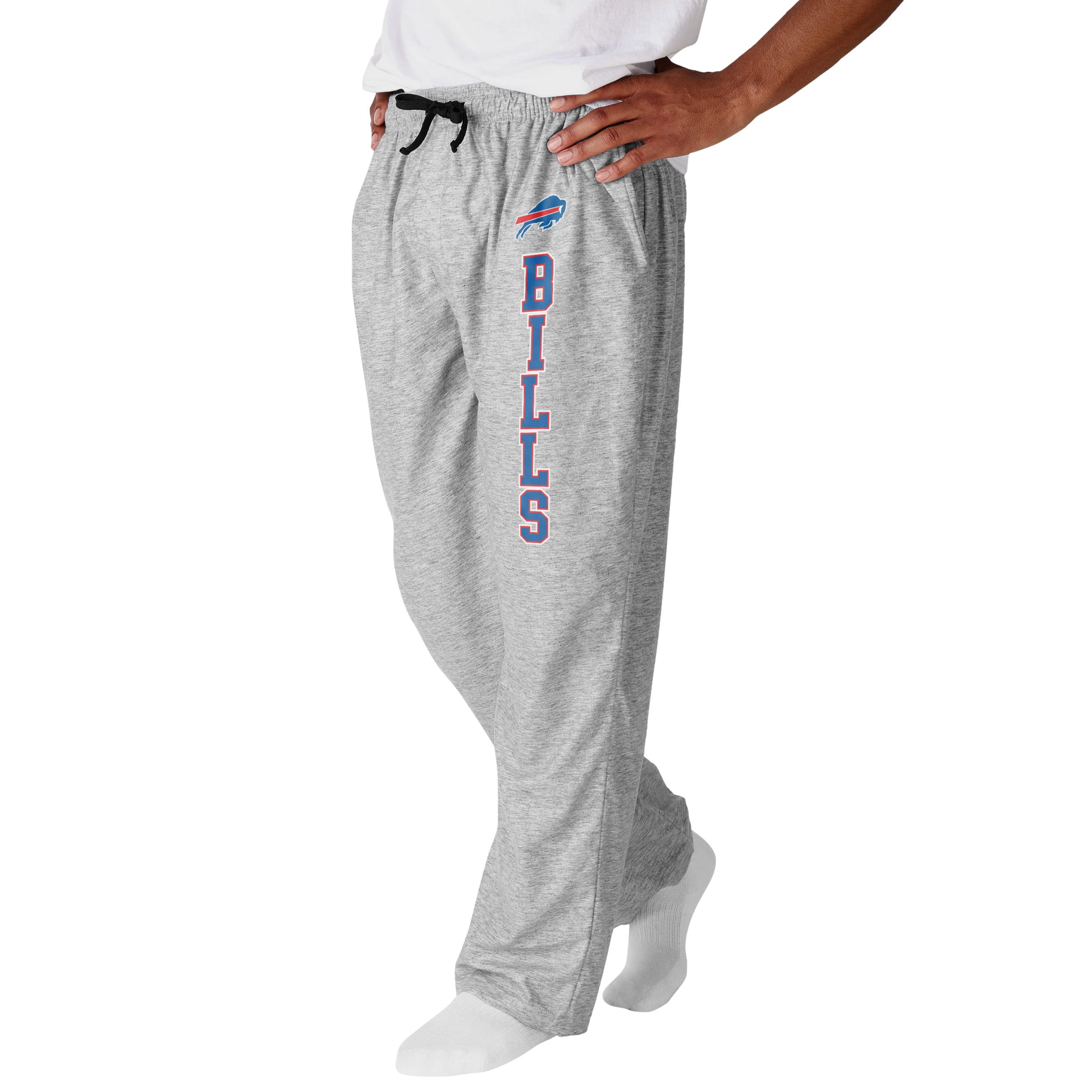 FOCO Men's NFL Team Logo Lounge Pants - Soft Fleece Sleep Pants for Football Fans - Perfect for Game Day, Lounging & Relaxing at Home