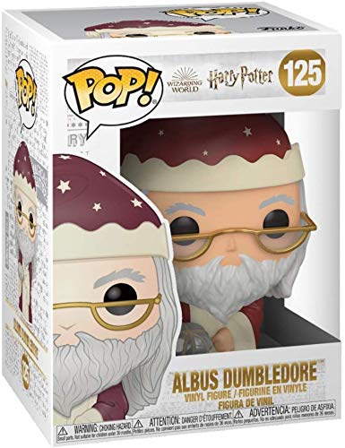 Funko Pop! Harry Potter Holiday Dumbledore Collectible Figure with PopShield Protector Case - Perfect for Christmas Gifts & Potter Fans Collection