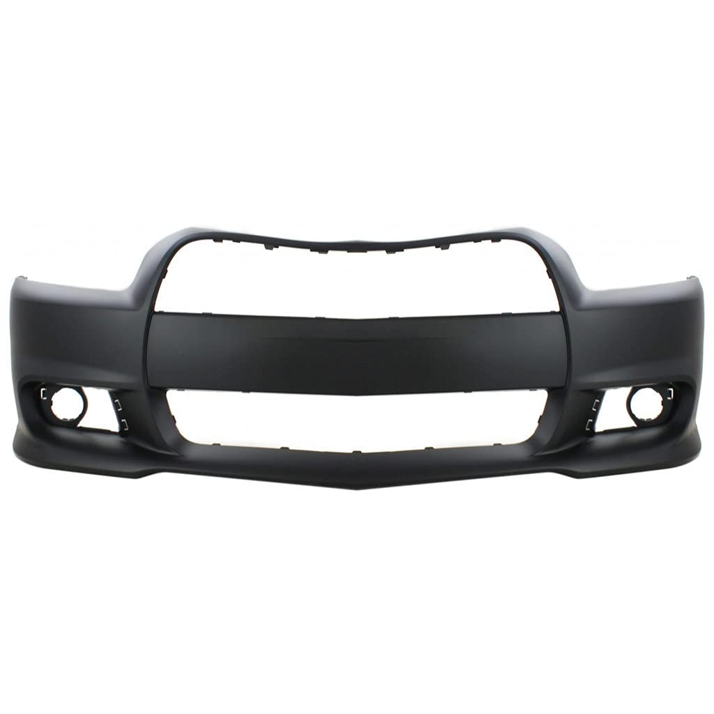 Dodge Charger Front Bumper Cover 2012-2014 | Primed Replacement Part CH1000A04 | Fits Models 68071974AB | Perfect for Car Restoration & Accident Repair