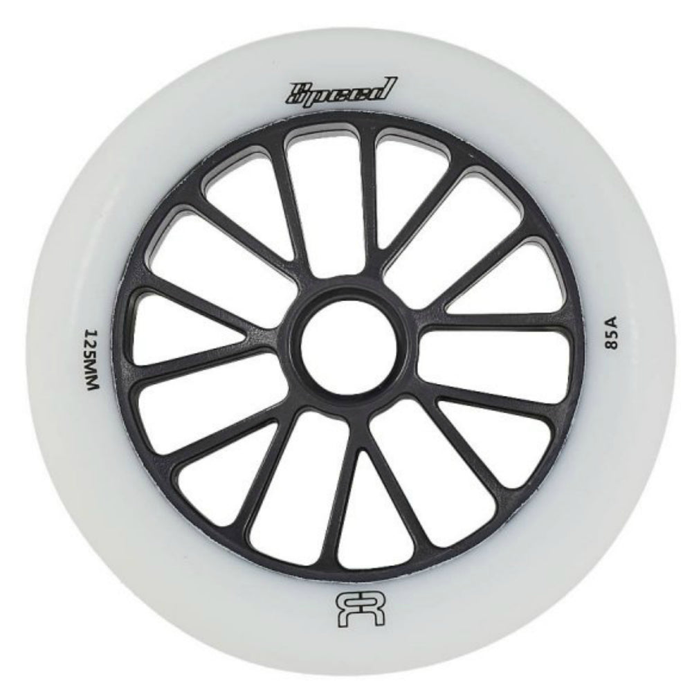 FR Speed 125mm Inline Skate Wheels - High Performance Rollerblade Wheels for Speed Skating, Outdoor & Indoor Sports - Perfect for Fitness, Racing & Recreational Skating
