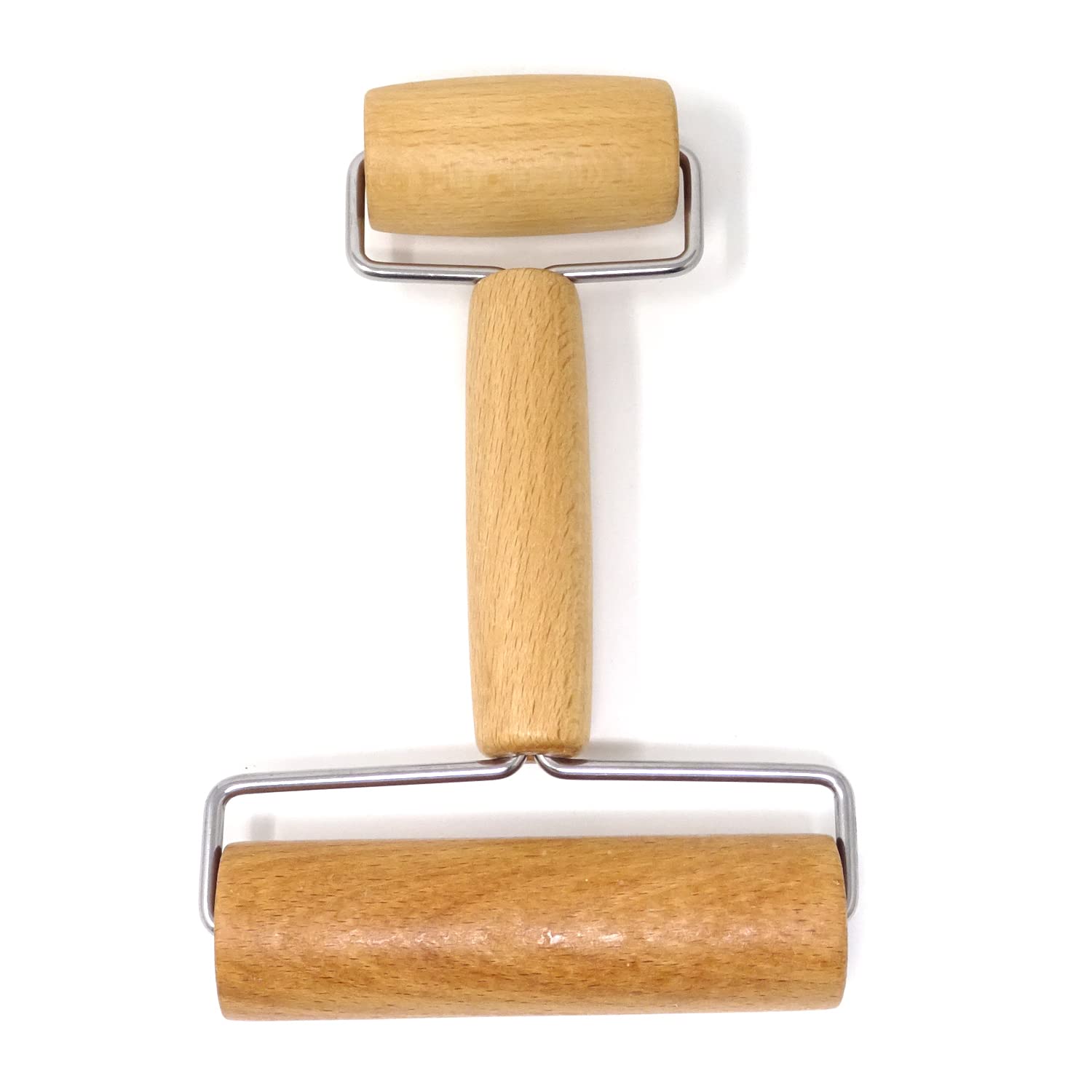 Honbay Double Ended Wooden Roller for Dough, Pottery, Clay & Diamond Painting - Perfect for Baking, Crafting & Art Projects