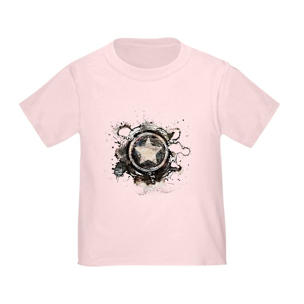 Captain America Star Toddler T-Shirt - Cute Superhero Tee for Kids | Perfect for Birthday Parties, Dress-Up & Everyday Play