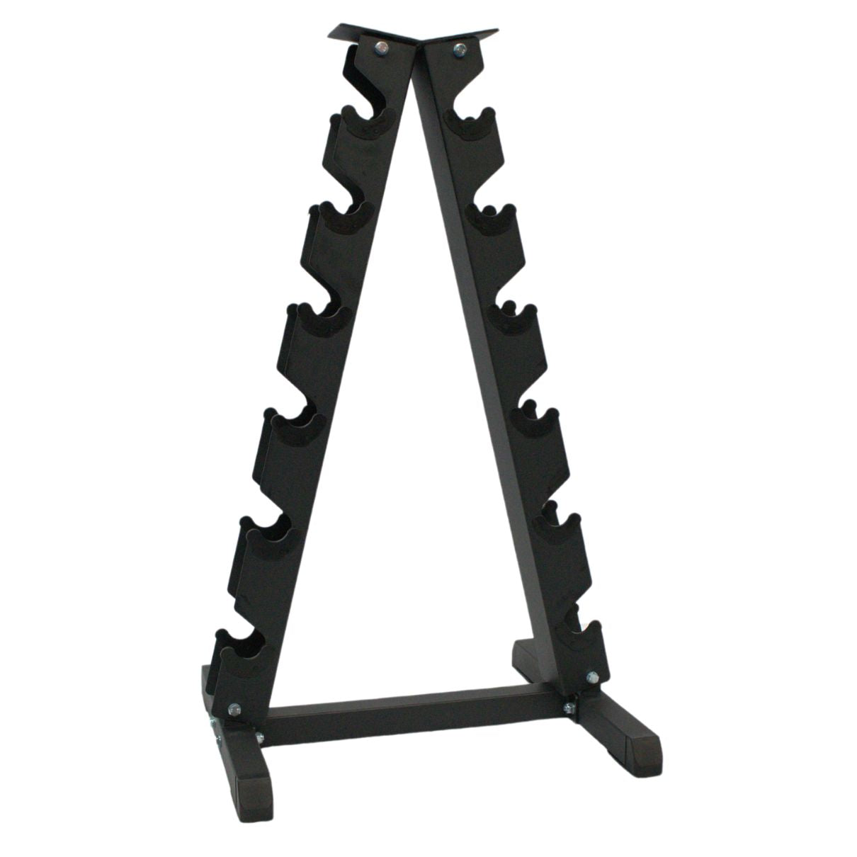 Gronk Fitness 6-Tier Vertical Dumbbell Rack - Heavy Duty Dumbbell Storage Organizer for Home Gym, Garage & Fitness Studio - Space Saving Weight Rack for Dumbbells 5-100 lbs