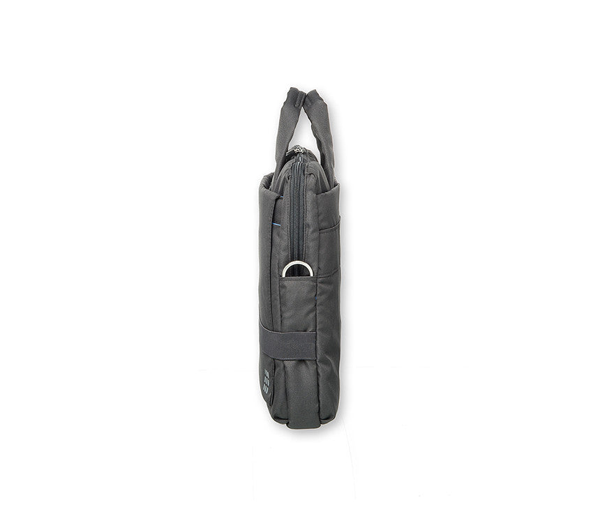 Premium Moleskine Horizontal Device Bag for iPad, Laptop & Tech Accessories - Payne's Grey - Perfect for Work, Travel & Daily Commute