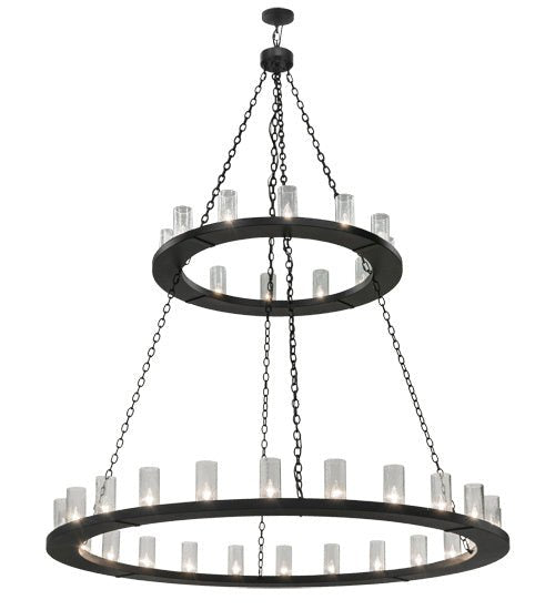 36-Light Crystal Chandelier for Dining Room - Elegant Modern Ceiling Light Fixture with LED Bulbs for Home Decor, Living Room, Bedroom, or Wedding Venue Lighting
