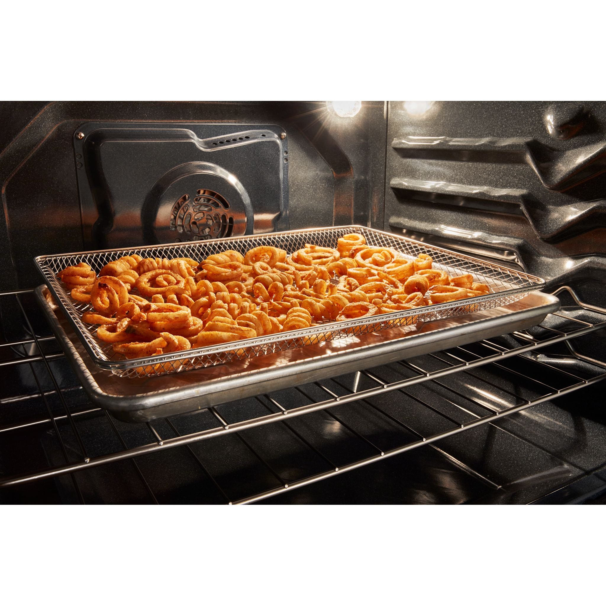 Whirlpool 30 Inch Electric Range (YWFES5030RW) - White Freestanding Stove with Convection Oven - Perfect for Modern Kitchens & Home Cooking
