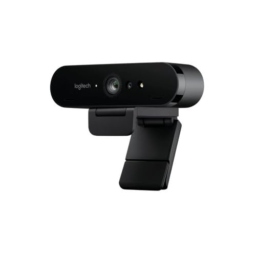 Logitech Miro 4K Pro Webcam Bundle with Adjustable Stand & 4-Port USB 3.0 Hub - 3-in-1 Streaming Setup for Zoom Meetings, Gaming & YouTube Videos
