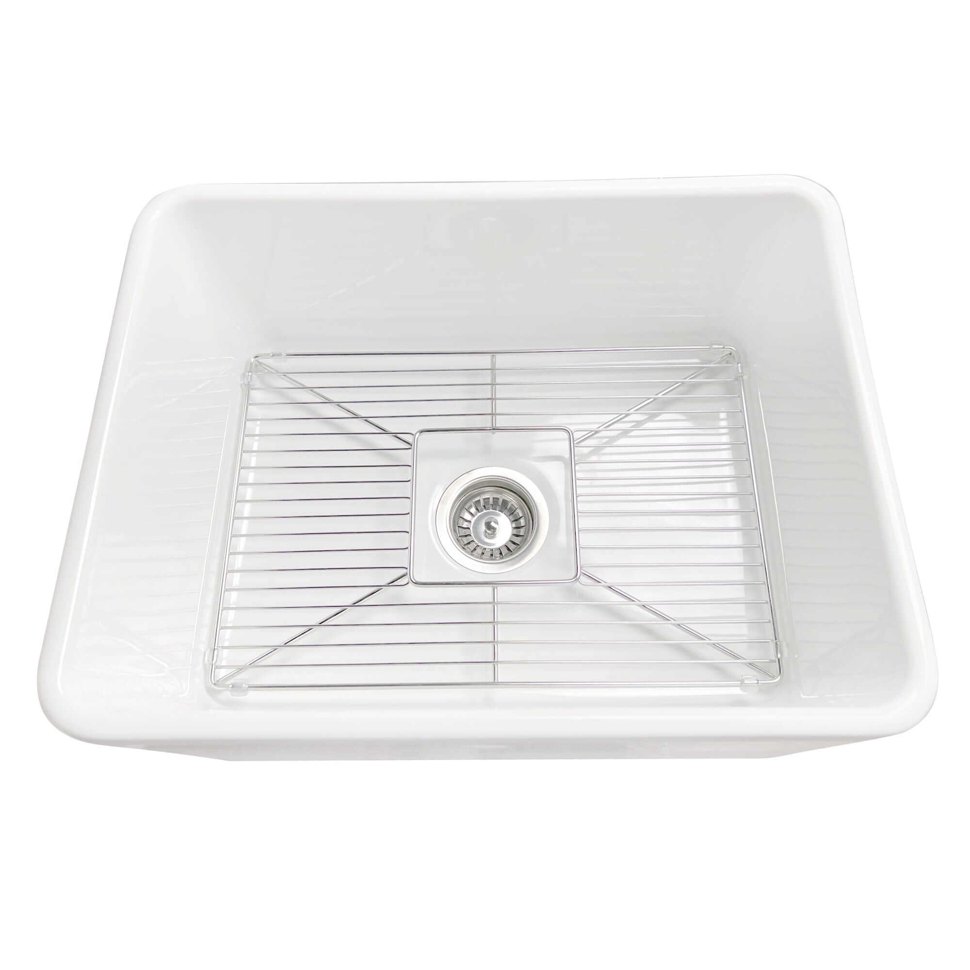 Nantucket Sinks 23.25 Fireclay Farmhouse Kitchen Sink   P FCS23