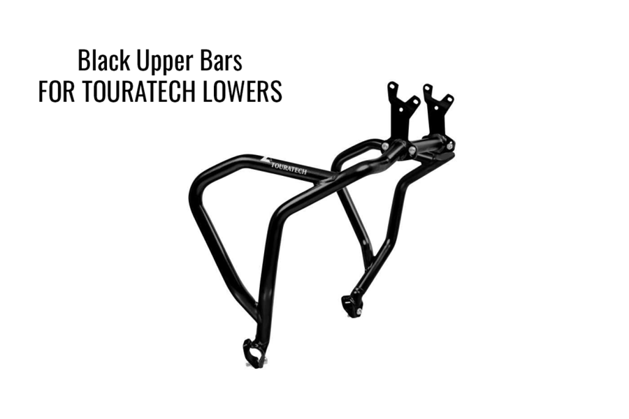 Touratech R1300GS Upper Crash Bars - Heavy Duty Motorcycle Protection for BMW R1300GS - Perfect for Off-Road Adventures & Urban Commuting