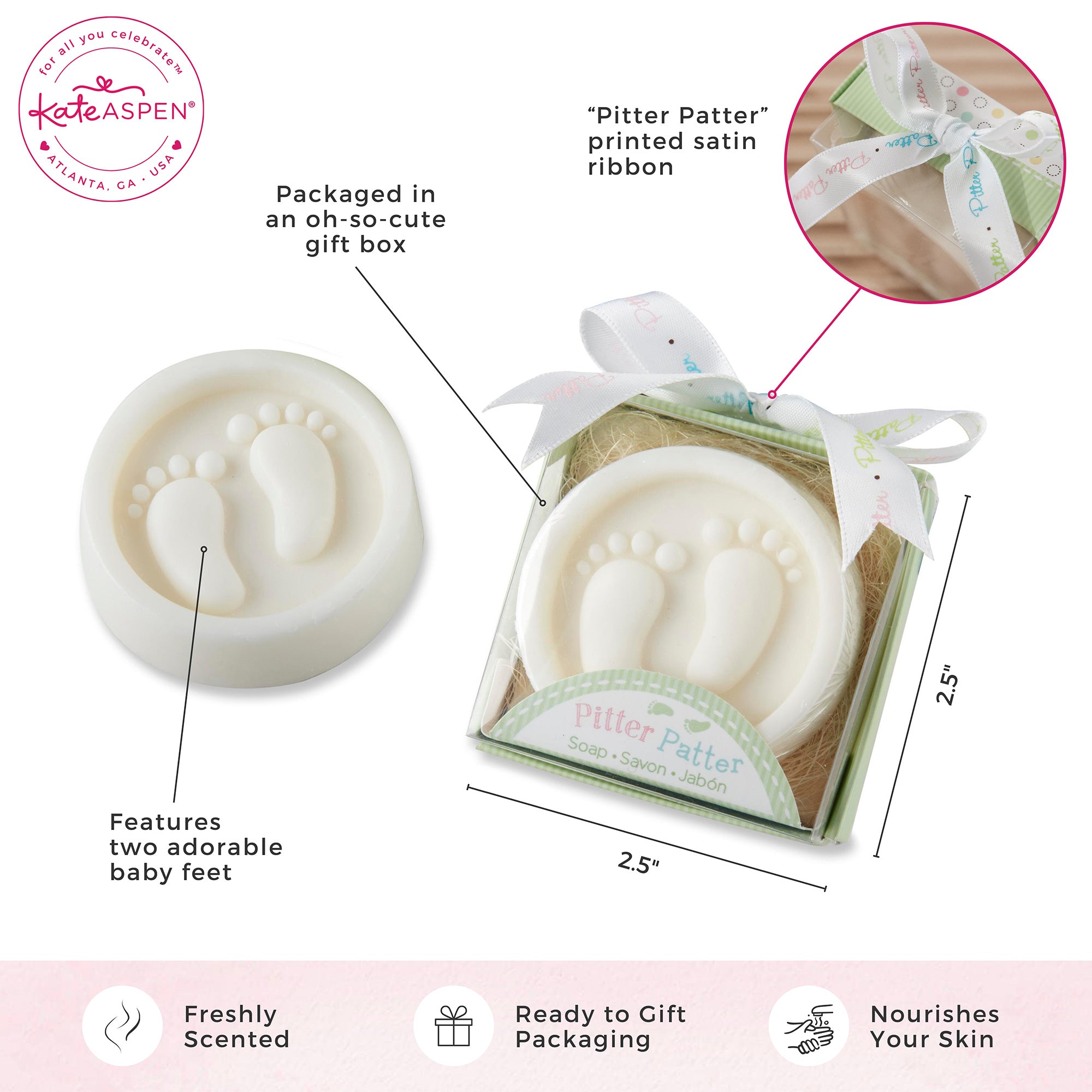 Pitter Patter Soap - Natural Handmade Organic Soap Bar for Sensitive Skin | Gentle Cleansing & Moisturizing | Perfect for Daily Use, Gifts & Eco-Friendly Bathroom Essentials