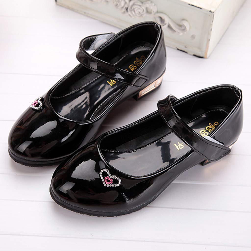 Girls Mary Jane Shoes - Princess Ballet Flats with Bow for Toddlers | Casual & Playtime
