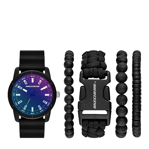 Black/Blue Laser Bracelet Set
