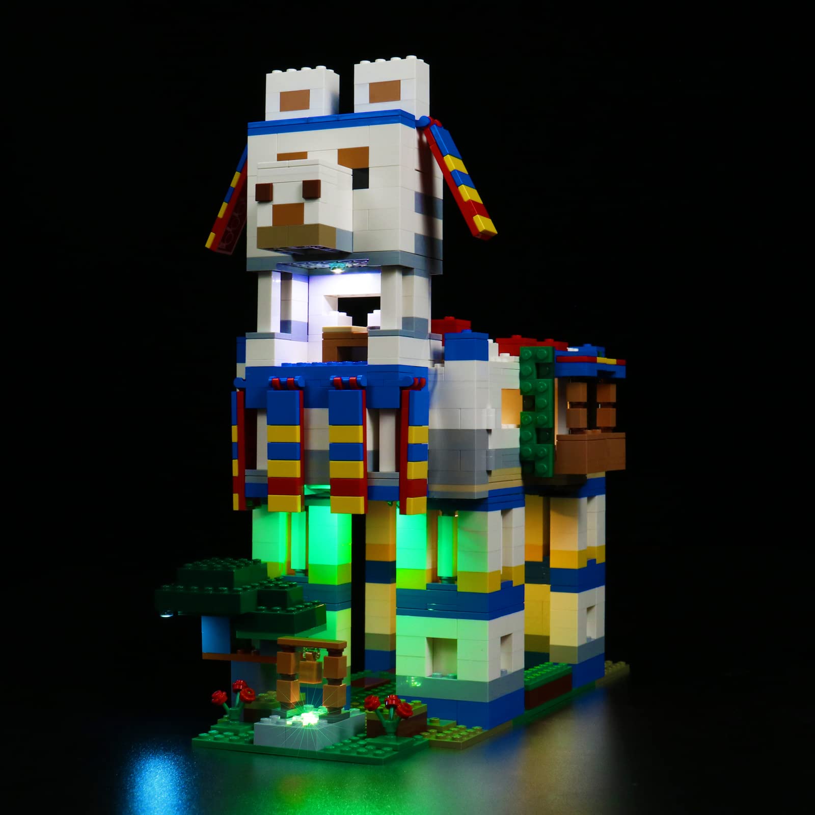 LMTIC Lego Lighting Kit for Llama Village 21188 - LED Light Set Compatible with Lego 21188 Building Blocks (Lego Not Included) - Perfect for Home Decoration, Display & Night Light