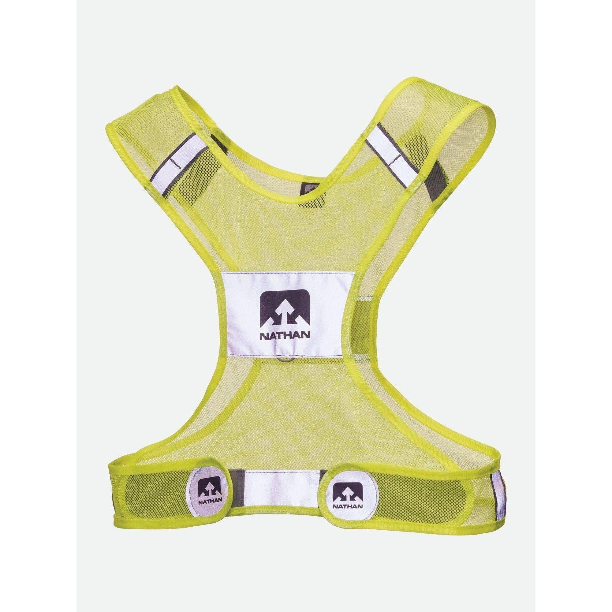 Nathan Streak Reflective Vest - High Visibility Safety Gear for Runners, Cyclists & Construction Workers - Perfect for Night Jogging, Road Work & Outdoor Activities