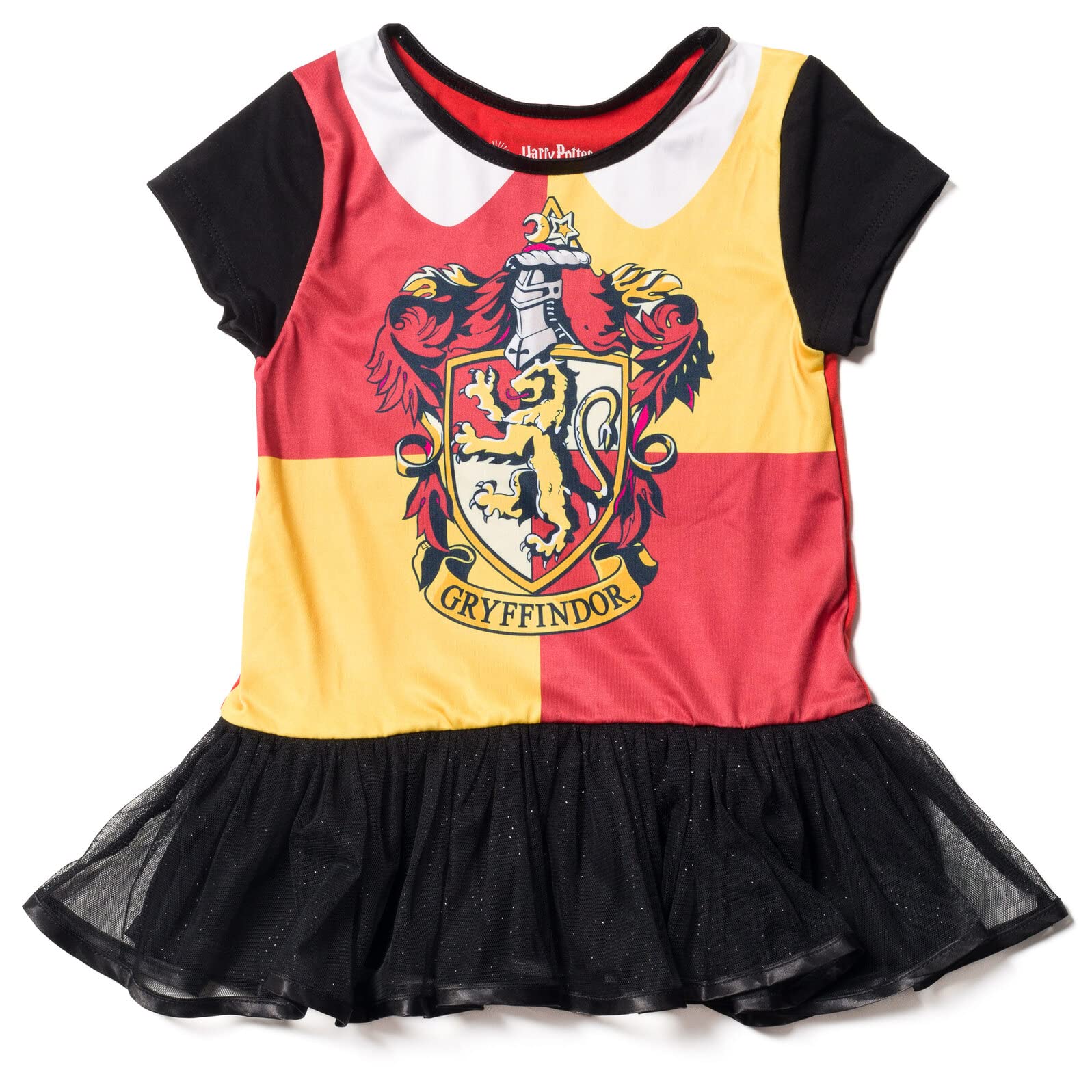 Harry Potter Gryffindor & Ravenclaw Kids Cosplay Costume Set - T-Shirt Dress, Leggings & Headband (Toddler to Big Kid) | Halloween Dress Up, Book Week & Themed Birthday Parties