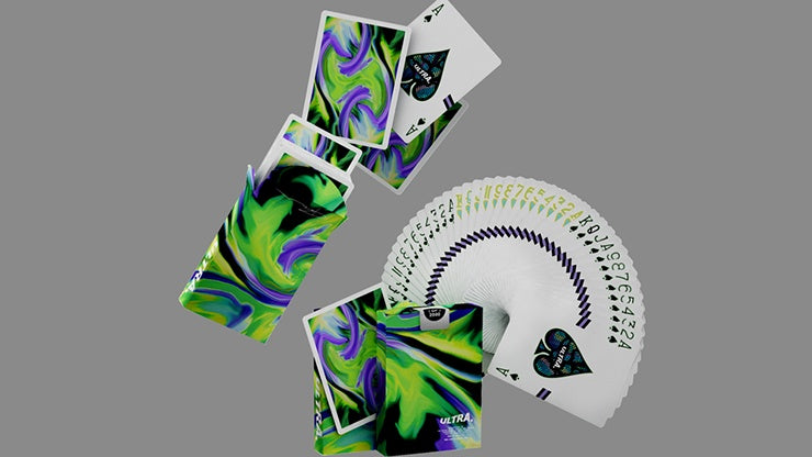Ultra Green by Gemini Playing Cards - Premium Quality Poker Cards for Magic Tricks, Cardistry & Casino Games - Perfect for Professional Magicians, Card Players & Collectors