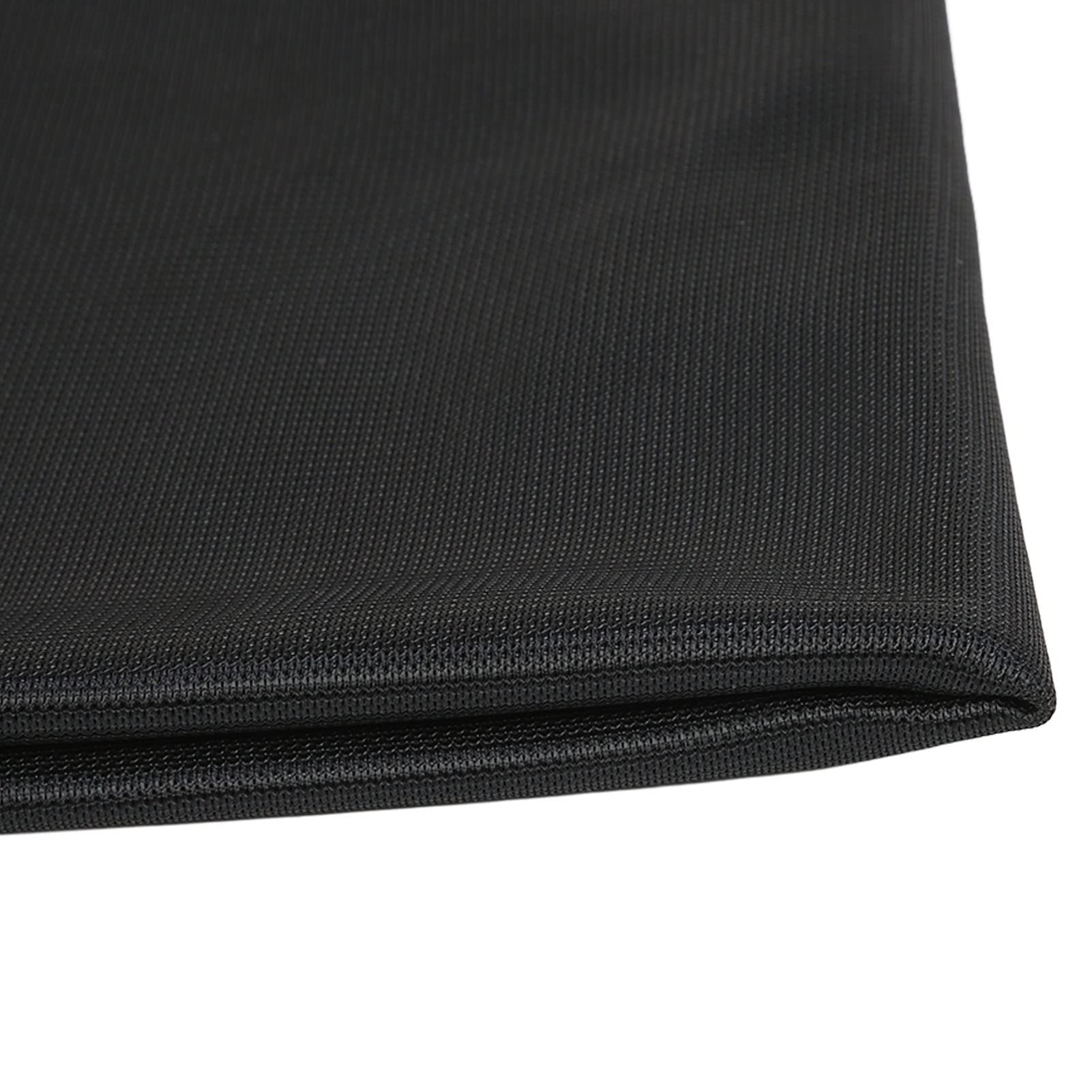 High-Quality Polyester Stereo Speaker Grille Cloth Replacement for Home, Large, and Stage Speakers - Durable Black Fabric for Speaker Housing Repair and DIY Projects